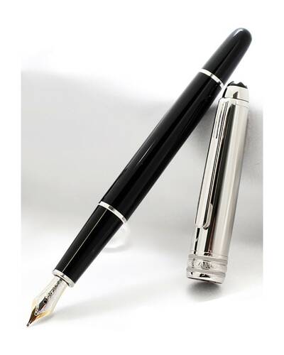 Montblanc Fountain pen Meisterstück collection Solitaire Doué Stainless Steel - MB23344