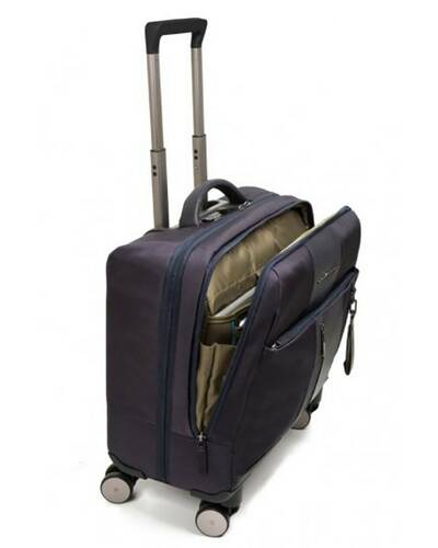 Piquadro Brief cartella trolley porta PC, con placca USB e Micro-USB, Blu - CA4446BRBM/BLU