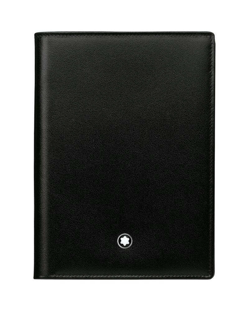 Montblanc Meisterstuck Portafoglio 4 scomparti con tasca trasparente, Nero - MB02664