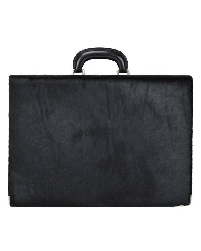 Pratesi Machiavelli attache case - C317/7 Cavallino Black