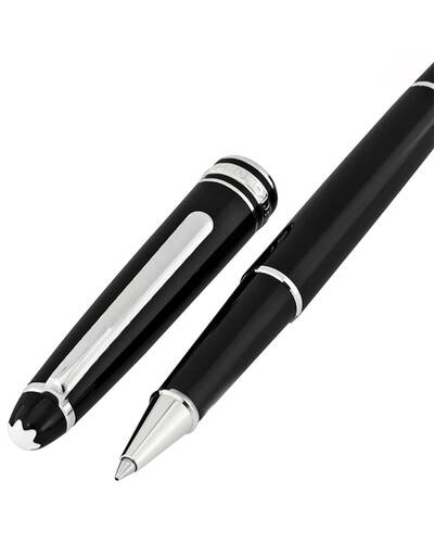 Montblanc Set con Meisterstück Platinum Classique Roller e porta biglietti da visita con soffietto - MB118907