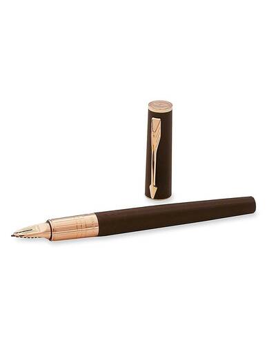 Parker Daring Collection Ingenuity Brown Rubber PGT Slim Fountain pen - PA0959130