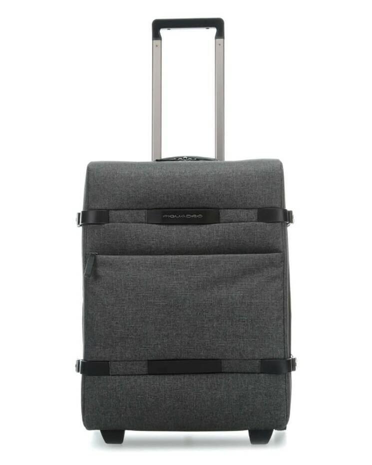 Piquadro Move2 trolley slim formato cabina con lucchetto TSA, Grigio - BV3877M2/GR