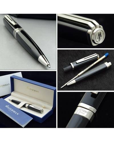 Waterman Exception Slim Black Laquer ST Ballpoint pen - W0637040