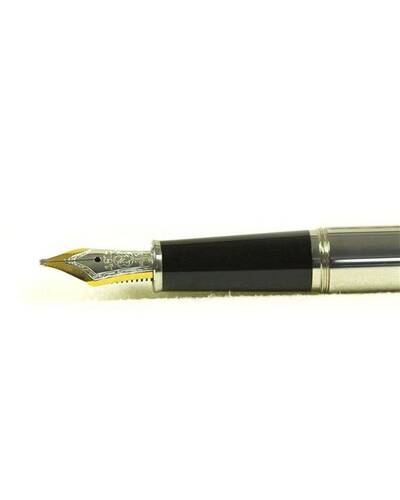Montblanc Meisterstück Solitaire Stainless Steel Classique Fountain pen - MB23144