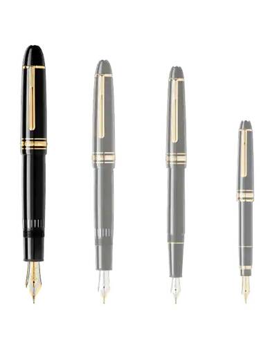 Montblanc Meisterstück Stilografica Gold-Coated, Nero - MB115384