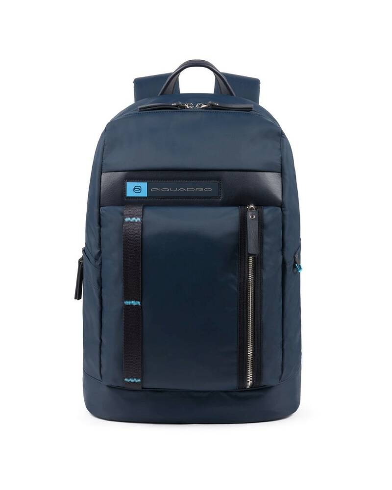 Piquadro PQ-Bios Computer backpack in regenerated nylon, Blue - CA4545BIO/BLU