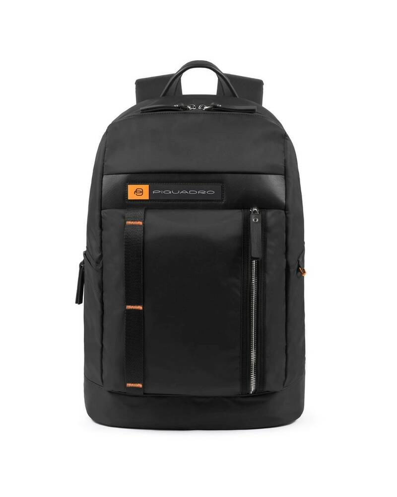 Piquadro PQ-Bios Zaino in nylon rigenerato porta computer, Nero - CA4545BIO/N