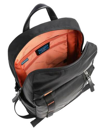 Piquadro PQ-Bios Zaino in nylon rigenerato porta computer, Nero - CA4545BIO/N