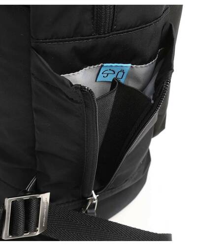 Piquadro PQ-Bios Zaino in nylon rigenerato porta computer, Nero - CA4545BIO/N
