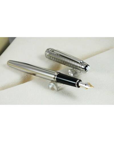 Montblanc Fountain pen Meisterstück collection Solitaire Stainless Steel II - MB9942