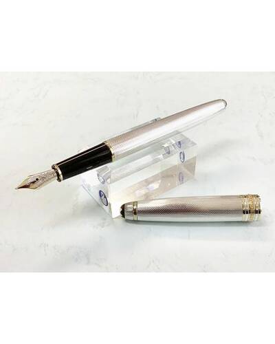 Montblanc Meisterstück Solitaire Sterling Silver Fountain pen, MB1446 - LIMITED EDITION -
