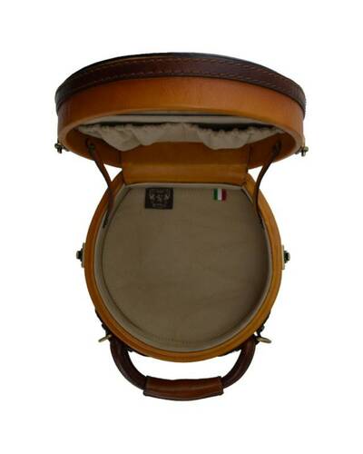 Pratesi Cappello Hat box (small size) - B400/23 Bruce Cognac