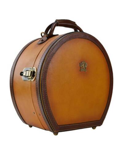 Pratesi Cappello Borsa a tracolla portacappello (medium) - B400/35 Bruce Cognac