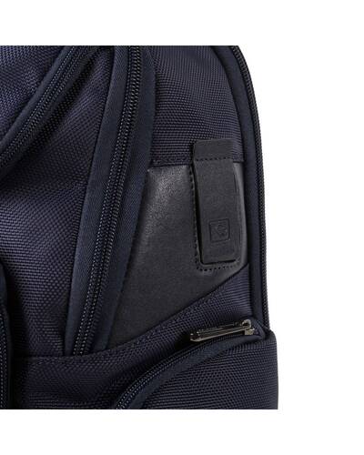 Piquadro BagMotic Zaino iconico all-tech in pelle e tessuto, Blu Navy - CA4439BR2BM/BLU