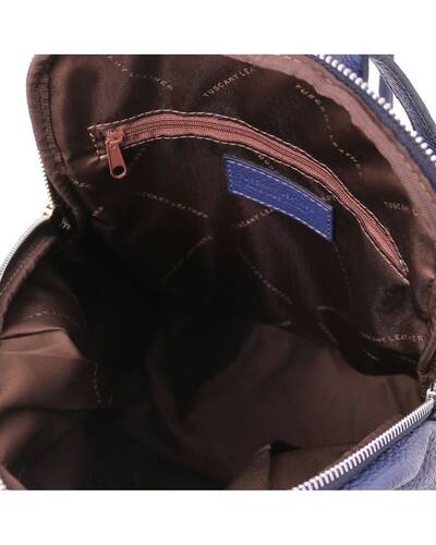 Tuscany Leather TL Bag - Zaino donna in pelle morbida Blu Scuro - TL141982/107