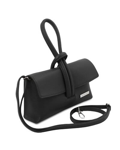 Tuscany Leather TL Bag Pochette in pelle Nero - TL141990/2
