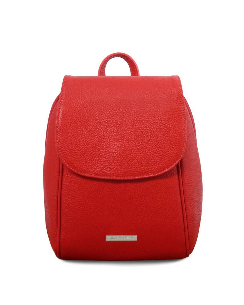 Tuscany Leather TLBag Soft Leather Backpack Lipstick Red - TL141905/120