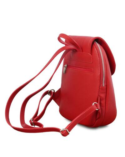 Tuscany Leather TLBag Soft Leather Backpack Lipstick Red - TL141905/120