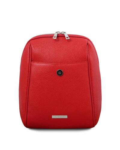 Tuscany Leather TLBag Soft Leather Backpack Lipstick Red - TL141905/120