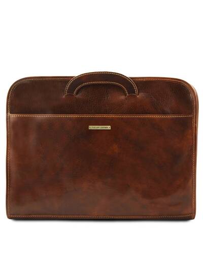 Tuscany Leather - Sorrento - Document Leather briefcase Red - TL141022/4