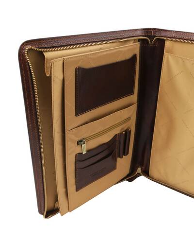 Tuscany Leather - Ottavio - Leather document case Honey - TL141294/3