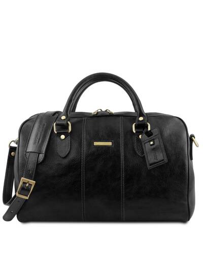 Tuscany Leather Lisbona Travel leather duffle bag - Large size Brown - TL141657/1