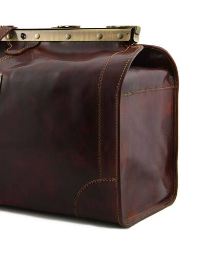 Tuscany Leather - Madrid - Borsa da viaggio in pelle - Misura grande Rosso - TL1022/4
