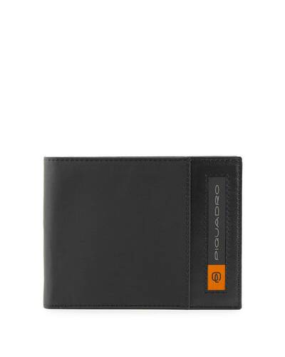 Piquadro PQ-Bios Men’s wallet in regenerated nylon, Black - PU1392BIO/N