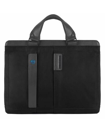 Piquadro P16 Computer reporter bag, Black - CA3467P16/N