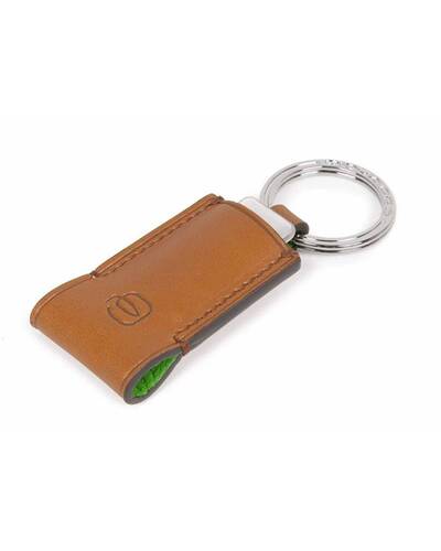 Piquadro BagMotic Leather key-chain with 16GB USB flash drive, Green - AC4240BM/VE