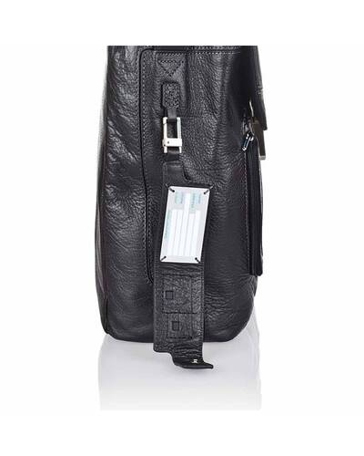 Piquadro Vibe computer briefcase with notebook compartment, Black - CA1044VI/N