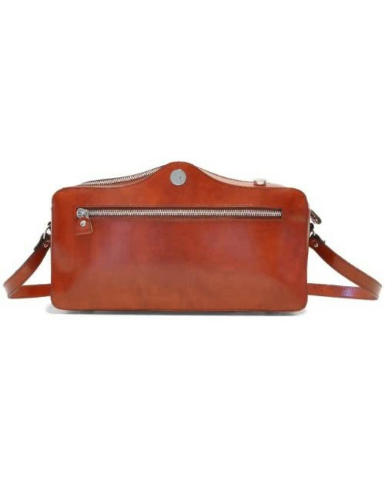 Pratesi Camera shoulder bag - R444 Radica Brown