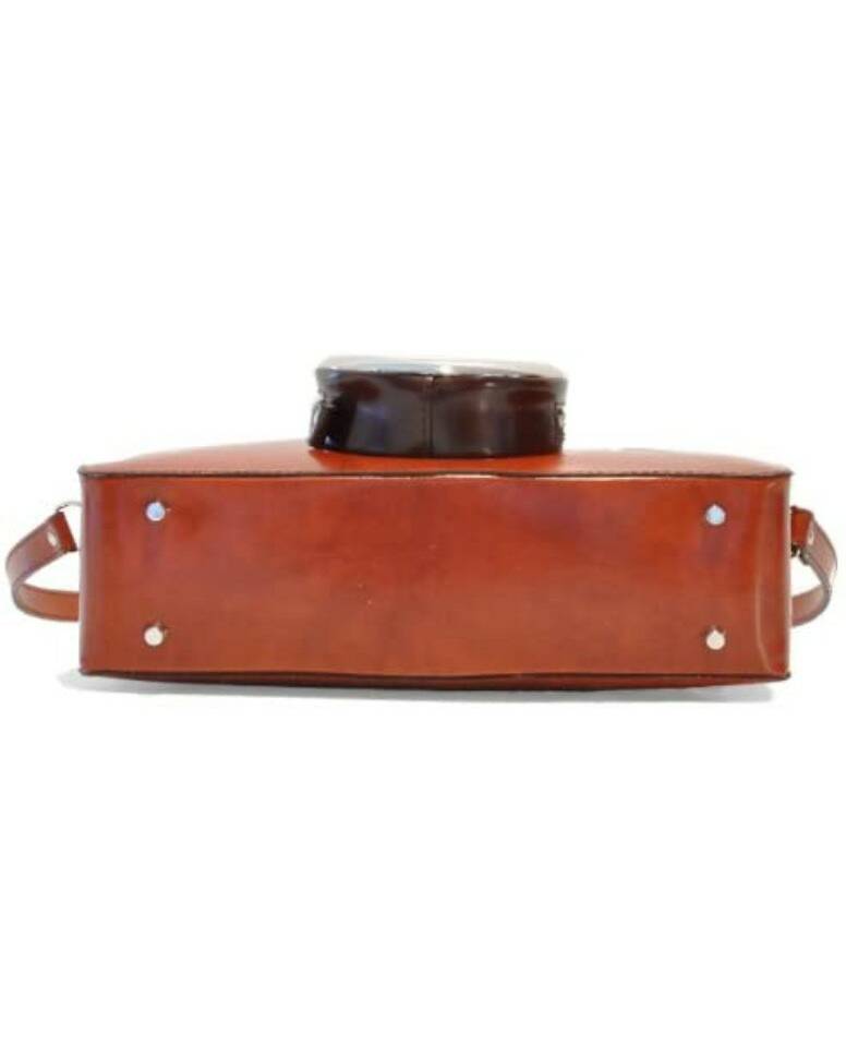 Pratesi Camera shoulder bag - R444 Radica Brown