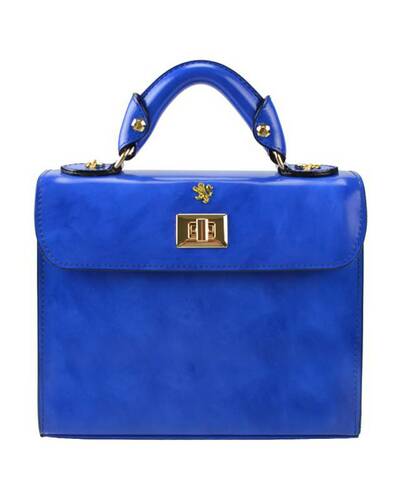 Pratesi Lucignano genuine leather bag - R280/26 Radica Electric Blue
