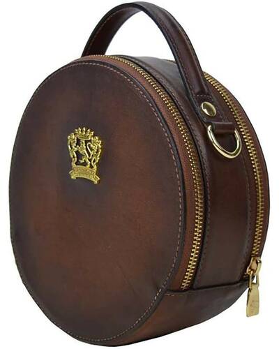 Pratesi Troghi shoulder bag - B188 Bruce Cognac