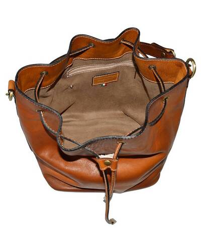 Pratesi Sorano shoulder bag - B501/25 Bruce Cognac