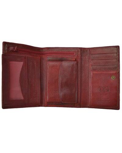 Pratesi Museo San Marco Women's wallet - B412 Bruce Cherry