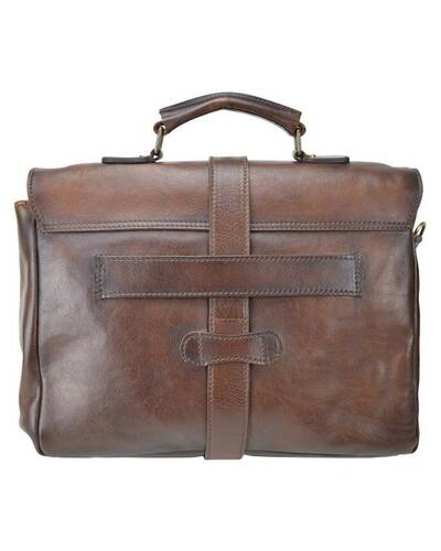 Pratesi Firenze Office leather briefcase - B514 Bruce Brown