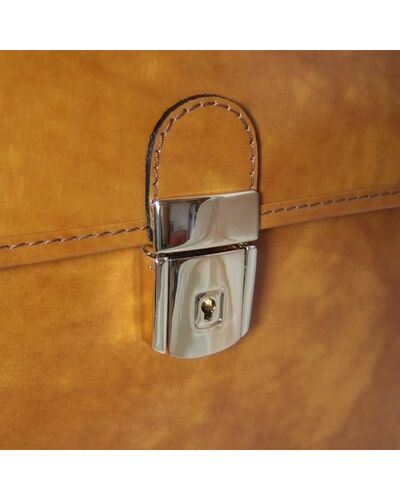Pratesi Piccolomini briefcase - R604 Radica Brown