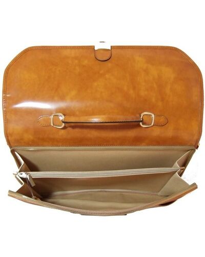 Pratesi Piccolomini briefcase - R604 Radica Brown