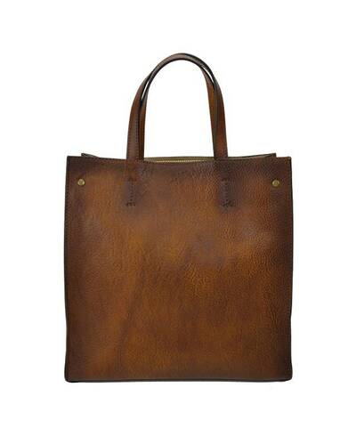 Pratesi Paterno leather tote bag  - B488 Bruce Coffee