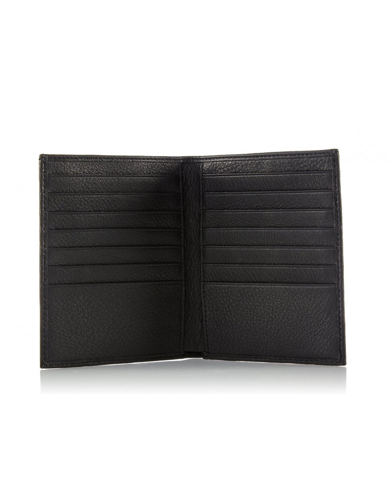 Piquadro Modus Wallet, Leather, Black, 12 Cards, PU1241MO/N - Iguana Sell