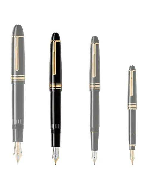 Montblanc Meisterstück Gold-Coated LeGrand Fountain Pen, Black - MB13661/N
