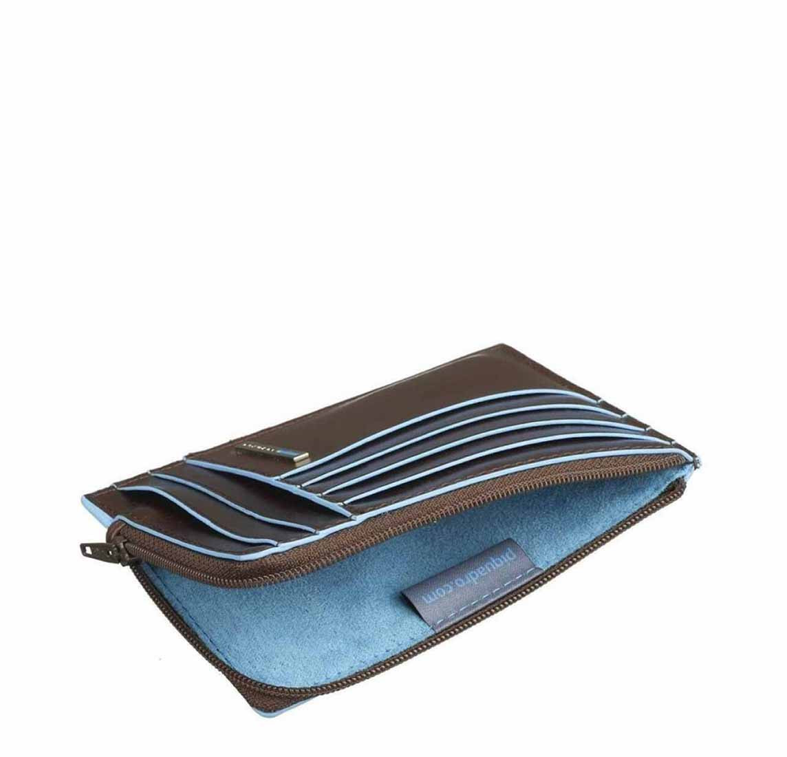 Piquadro Blue Square - travel document holder with credit card